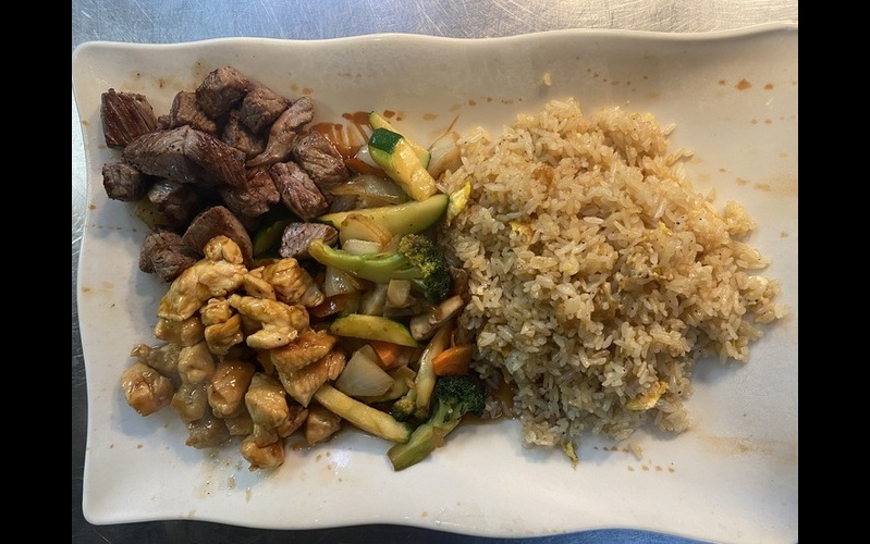 Beef and Chicken Rice